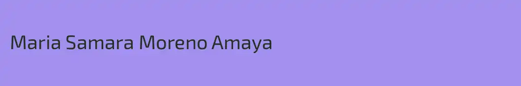 Maria Samara Moreno Amaya